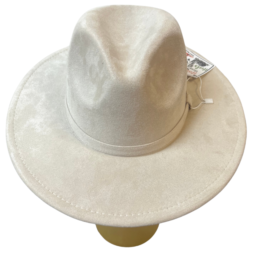 Kids Vegan Suede Fedora